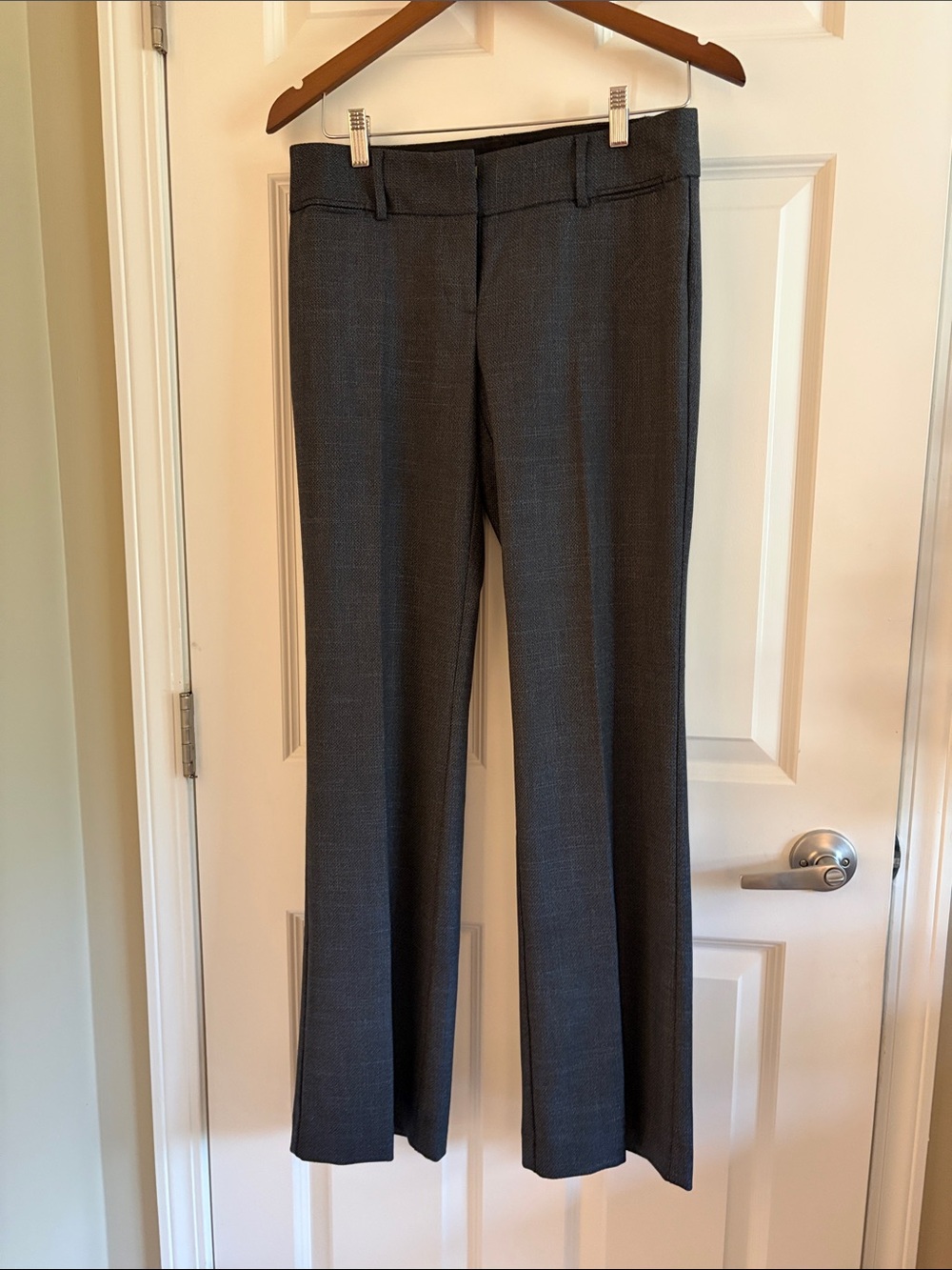 LOFT Gray Boot Cut Dress Pants